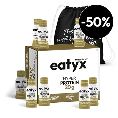 eatyx Hyper Protein 20g BOOSTER 30x95ml miesiąc stosowania