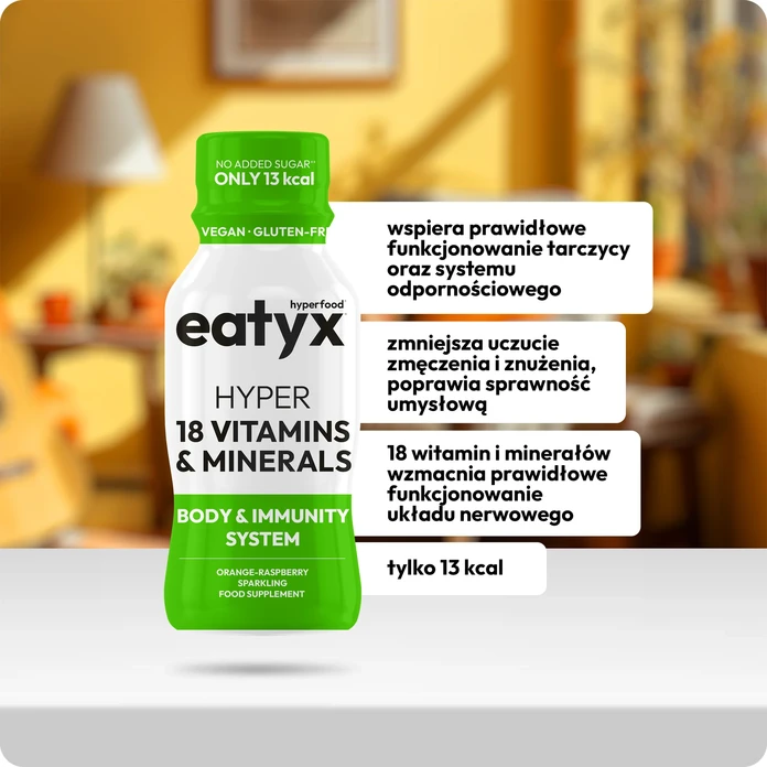eatyx Hyper 18 Vitamins &amp; Minerals booster shot witaminowy 95 ml