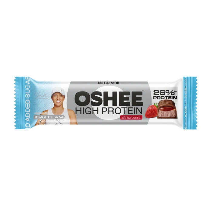 OSHEE baton proteinowy truskawka 49 g