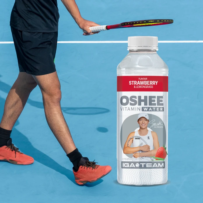 OSHEE Vitamin Water truskawka - trawa cytrynowa 555 ml