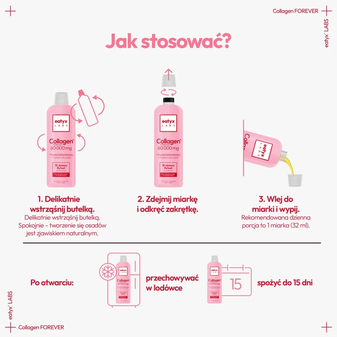 eatyx LABS Collagen Forever 60000 mg 500 ml 15-dniowy rytuał