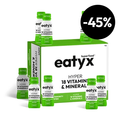 eatyx Hyper 18 Vitamins &amp; Minerals 30 x 95ml miesiąc stosowania