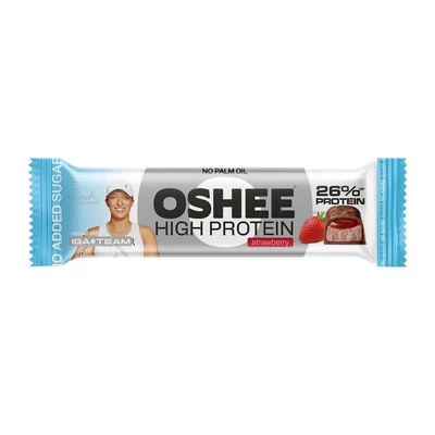 OSHEE baton proteinowy truskawka 49 g