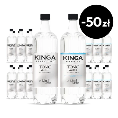 24x Kinga Sparclino Tonic 1l (12x Original Taste + 12x ZERO Original Taste)