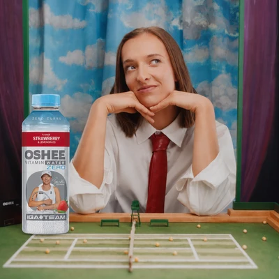OSHEE Vitamin Water ZERO truskawka - trawa cytrynowa 555 ml