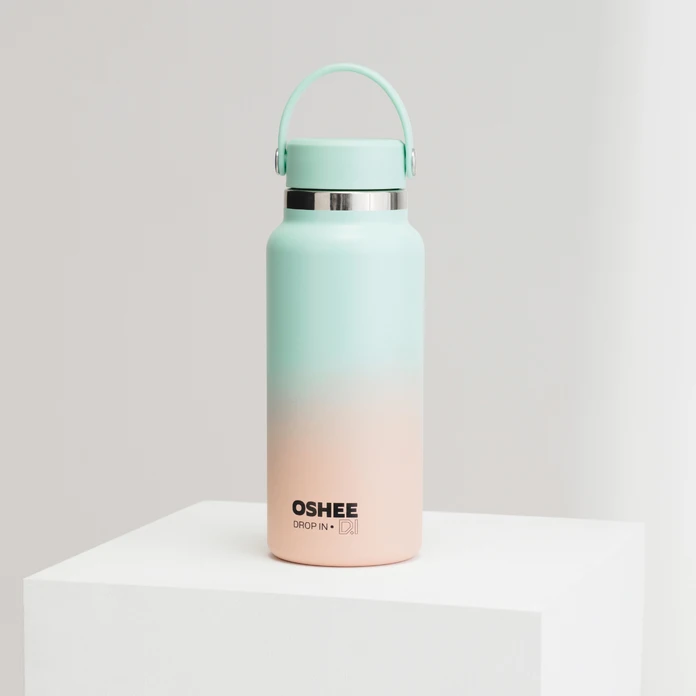 Butelka termiczna OSHEE DROP IN HydraGo różowo miętowa 946ml