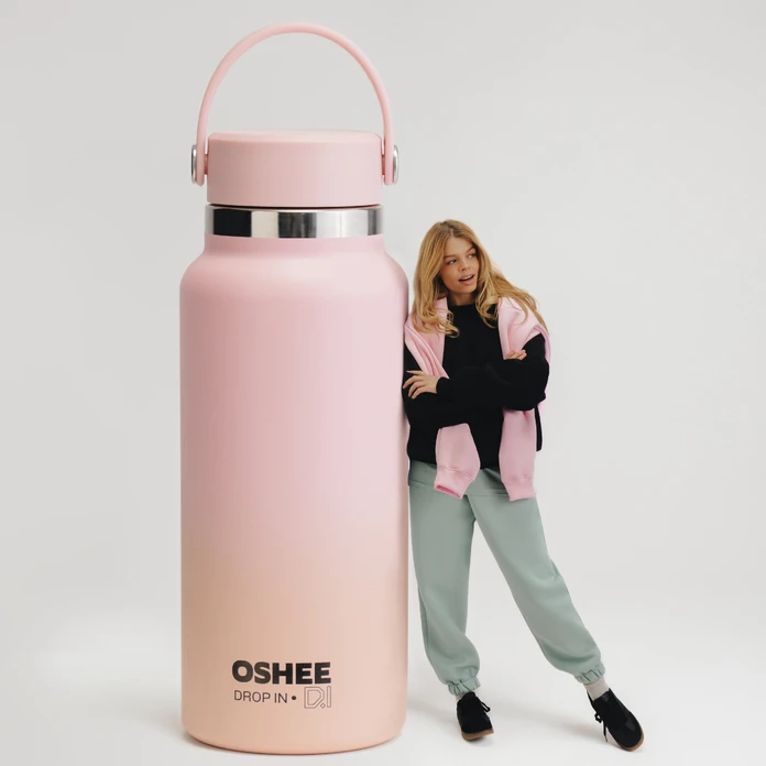 Butelka termiczna OSHEE DROP IN HydraGo różowa 946ml