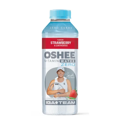 OSHEE Vitamin Water ZERO truskawka - trawa cytrynowa 555 ml