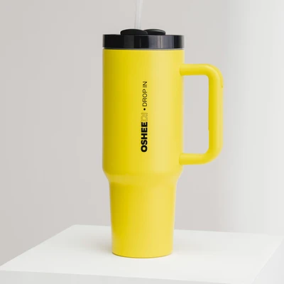 Butelka termiczna OSHEE DROP IN HydraGrip żółta 1200 ml