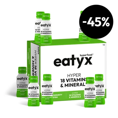 eatyx Hyper 18 Vitamins &amp; Minerals 30 x 95ml miesiąc stosowania